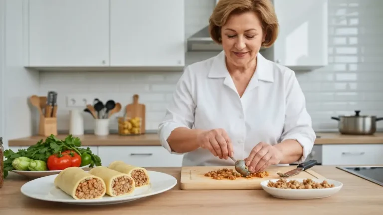 Czy gołąbki tuczą - ryż, mięso, sos i porcja - hero image