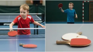 Tenis stołowy dla dzieci - sprzęt, wysokość stołu i bezpieczeństwo - hero image