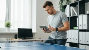 Trening tenisa stołowego w domu - ćwiczenia bez partnera - hero image
